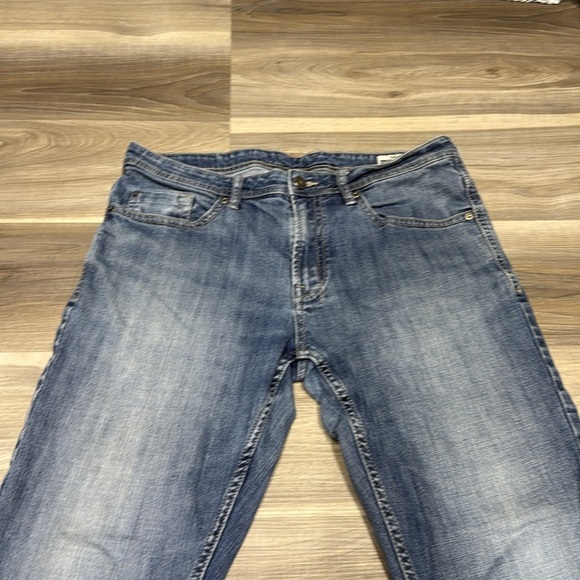 Buffalo David Bitton Slim Straight Stretch Jeans - Blue size 34 - Picture 4 of 7